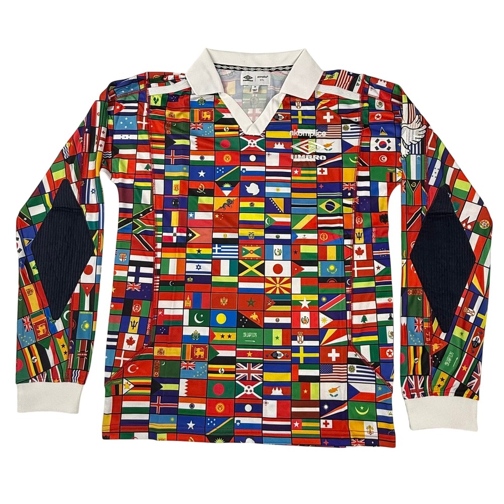 Umbro Multicolor International Flags Long Sleeve Soccer Jersey